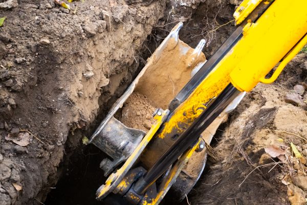 Downspout Trenching in Knoxville