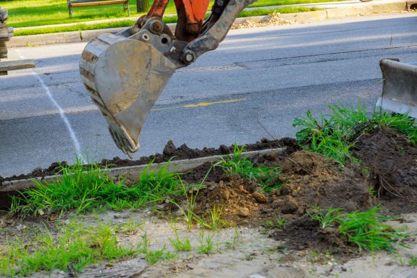 Sewer Line Trenching in Knoxville