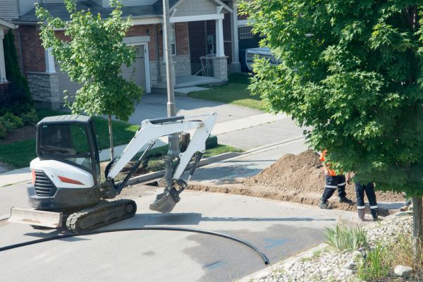 Electrical Line Trenching in Knoxville